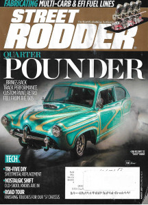 STREET RODDER 2017 AUG - DAN NELSON'S '52 JADED KAISER, SHIFT KNOBS,'57 CHASSIS